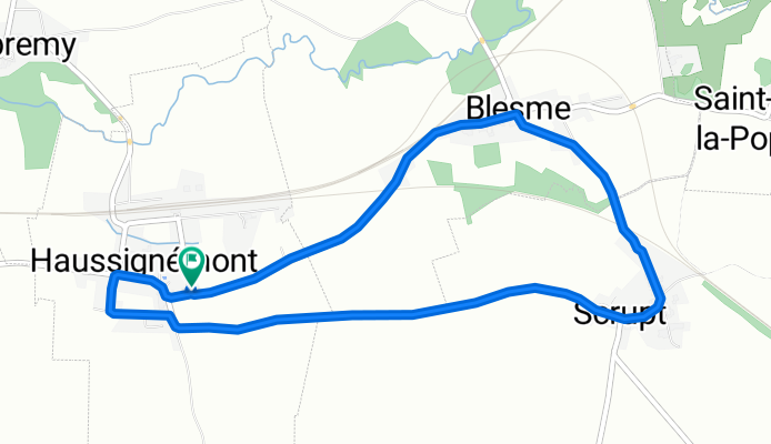 De 2 Avenue de la Gare, Haussignémont à 2 Avenue de la Gare, Haussignémont