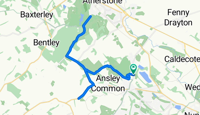 Hennessy House, Cemetery Lane, Nuneaton to 3 Cemetery Lane, Nuneaton