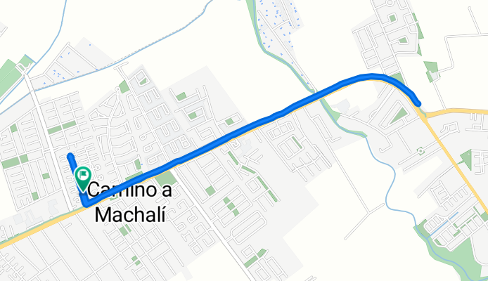 De Avenida Paseo de Las Artes, MachalĂ a Avenida Paseo de Las Artes, MachalĂ