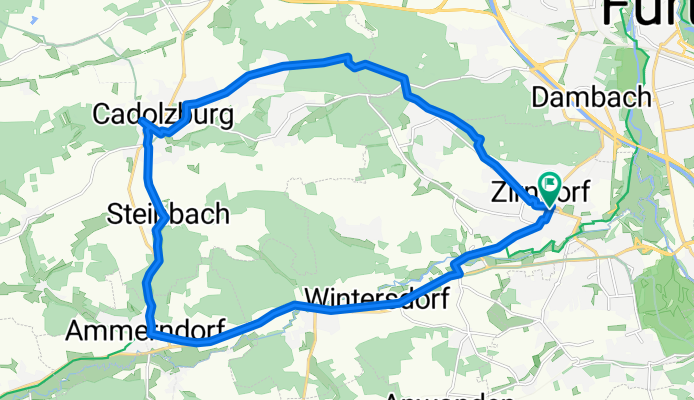 Rundkurs Zirndorf - Cadolzburg