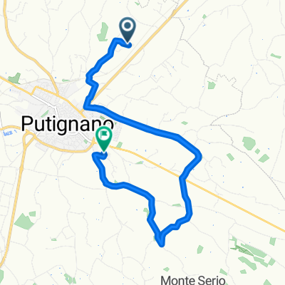 Percorso per Strada Comunale Foggia dell'Opera 7, Putignano