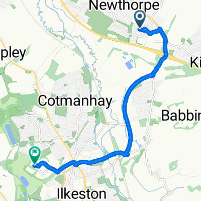 Home to work Garmin test