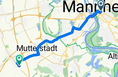 Route in der Bikemap App öffnen