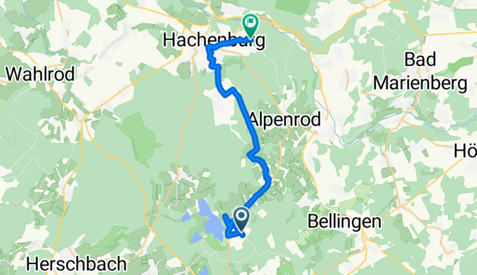 Unnamed Road, Dreifelden nach Walter-Bernstein-Straße 36B, Hachenburg