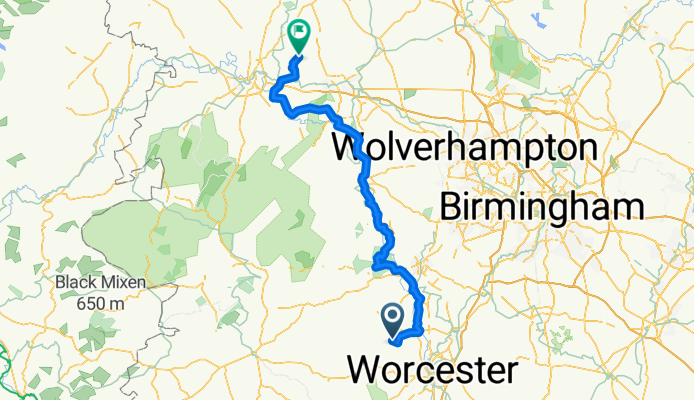 Lejog Day 8: Wichenford to High Ercall