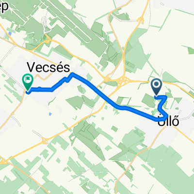 Unnamed Road, Üllő to Budai Nagy Antal utca 17b, Vecsés