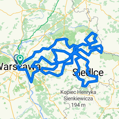 Okolice Węgrowa, Wołomina, Siedlec i Mińska Maz