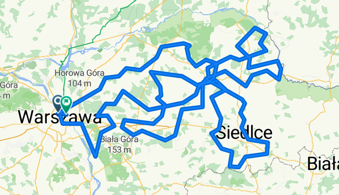 Okolice Węgrowa, Wołomina, Siedlec i Mińska Maz