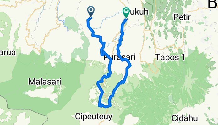 Jalan R. Pabangan, Kecamatan Leuwiliang to Situ Udik, Kecamatan Cibungbulang