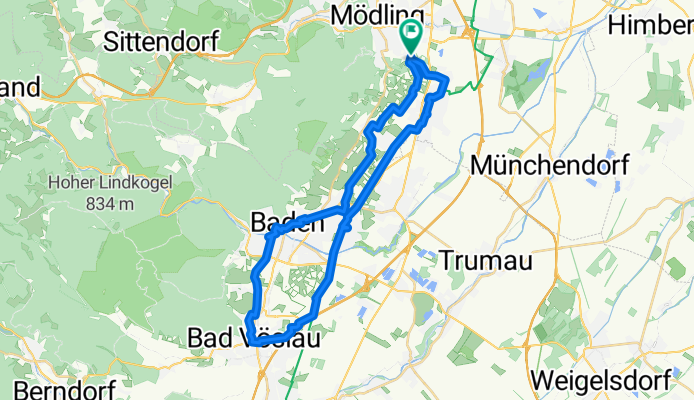 Mödling WIFI nach Mödling WIFI