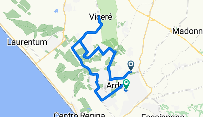 Da Viale Nuova Florida 20, Ardea a Via Gubbio 61, Ardea