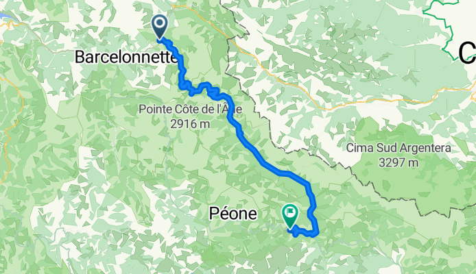 Jausiers to Roubion