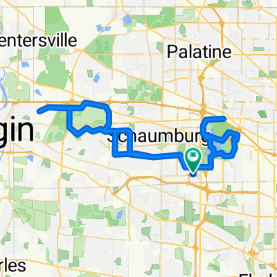 50 miles on paved trails