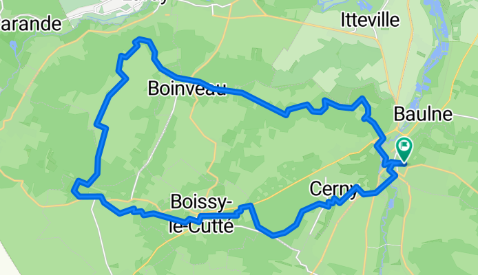 La Ferté Alais - Boinveau - Villeneuve sur Auvers - Cerny