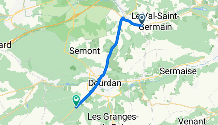 De 60 Rue du Pont, Saint-Cyr-sous-Dourdan à Avenue de Châteaudun, Dourdan