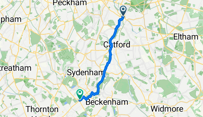 Station Road, London to 1 Beeches Close, London