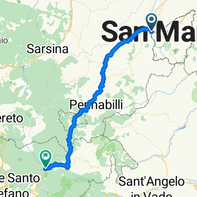 Da Via Fabrizio da Montebello 5, Acquaviva a Località Svolta del Podere 13, Badia Tedalda
