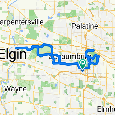 Lovell Court 1133, Elk Grove Village to Lovell Court 1104, Elk Grove Village