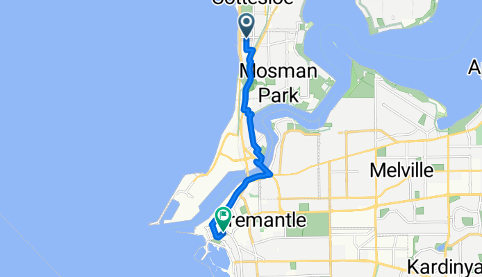 9 Avonmore Terrace, Cottesloe to 25-27 Collie Street, Fremantle