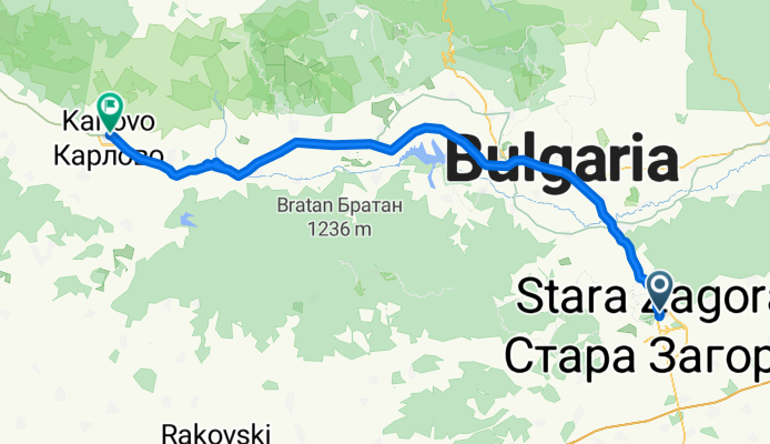 Stara Zagora - Karlovo