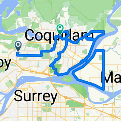 45 Poco trail + Pitt Meadows