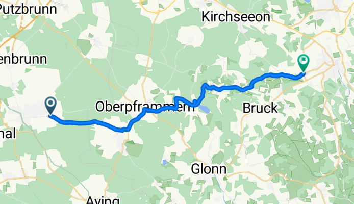 De M10, Höhenkirchen-Siegertsbrunn à Ebersberger Straße 4, Grafing bei München