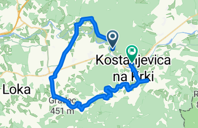 Route in der Bikemap App öffnen