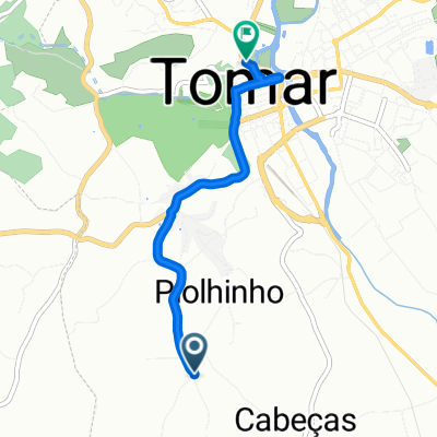 De Caminho Municipal 1131, Tomar a Rua Marquês de Tomar, Tomar