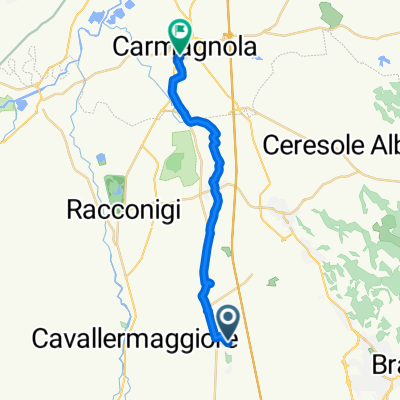 Percorso per Via Strumia 11, Carmagnola