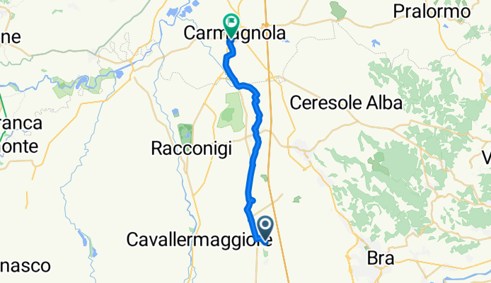 Percorso per Via Strumia 11, Carmagnola