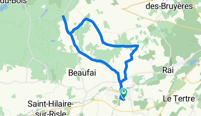 vers le camp romain