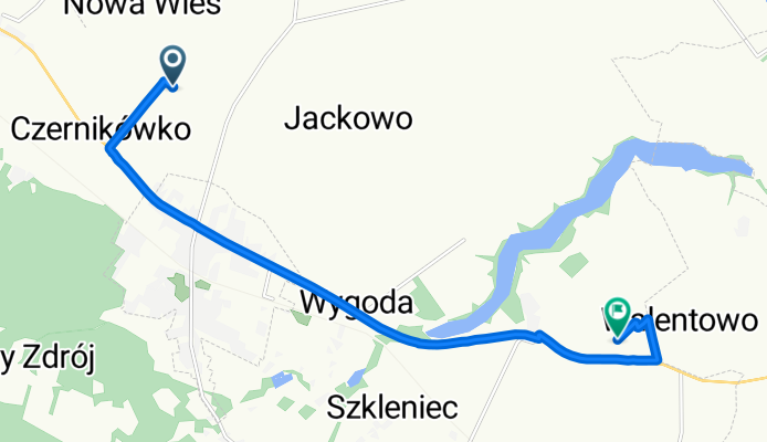 Czernikówko do Steklin