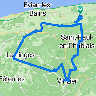 De Rue du Coppy 244, Maxilly-sur-Léman à Rue du Coppy 244, Maxilly-sur-Léman