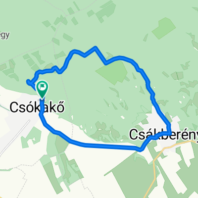 Zrínyi utca 1, Csókakő to Zrínyi utca 1, Csókakő