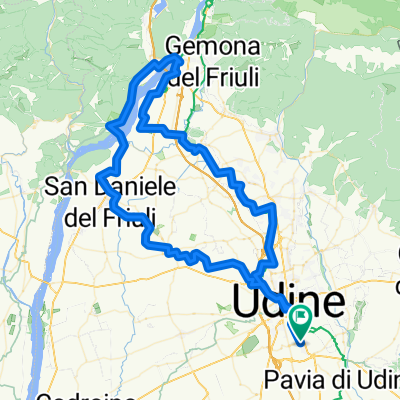 Udine-Osoppo-Cornino-SanDaniele-Fagagna