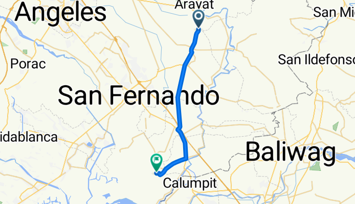 Jose Abad Santos Avenue 144, Santa Ana to Unnamed Road, Macabebe