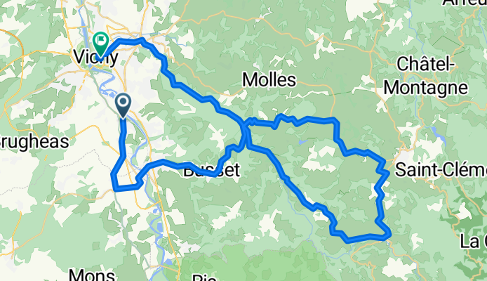 De Rue des Fusillés, Hauterive à 6 Rue Grangier, Vichy