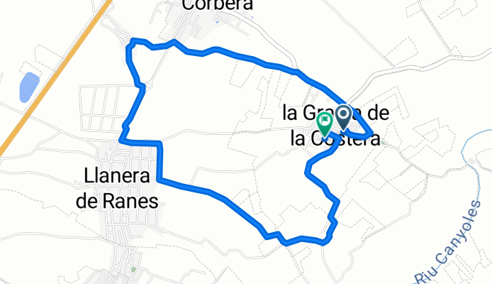 De Calle de Xátiva, 27–29, La Granja de la Costera a Calle del Pozo, 9, La Granja de la Costera