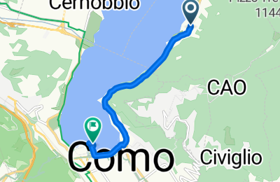 Route in der Bikemap App öffnen