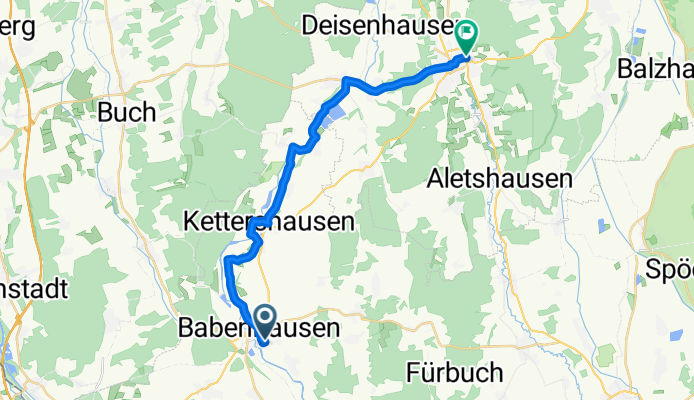Im Tafelmahd 7, Babenhausen nach Demeterweg 2–8, Krumbach (Schwaben)