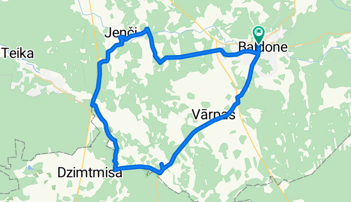 Baldones skola to Iecavas iela 3, Baldone