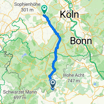 Üxheimer Straße 8, Blankenheim nach Am Sodagraben 6, Bergheim