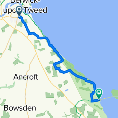 Berwick-Upon-Tweed to Lindisfarne Causeway, Ancroft, Berwick-Upon-Tweed