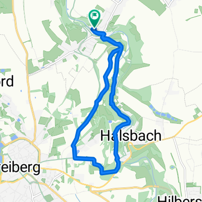 Muldenweg 8, Halsbrücke nach Muldenweg 8, Halsbrücke