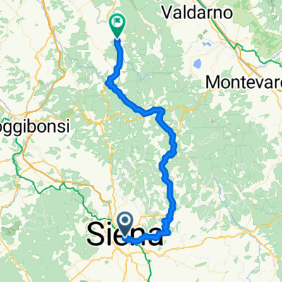 Siena Pza del Campo-Pianella-Radda-Greve