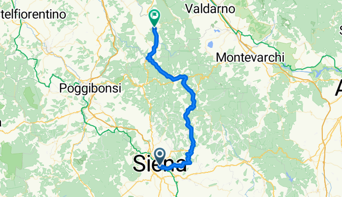 Siena Pza del Campo-Pianella-Radda-Greve