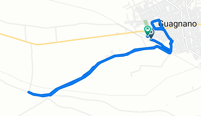 Da Via San Benedetto Val di Sambro 17–25, Guagnano a Via Ruffilli, Guagnano