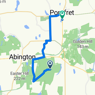 149–169 Wolf Den Dr, Pomfret Center to 513–527 Pomfret St, Pomfret Center