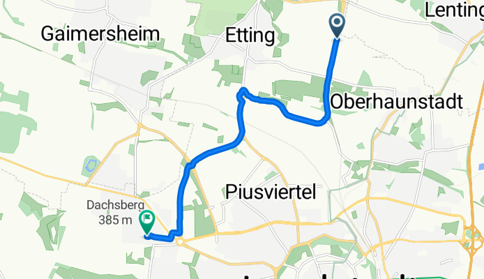 IN19, Ingolstadt nach Schultheißstraße 45, Ingolstadt