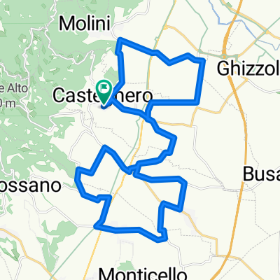 Da Via Ragazzi del '99 64, Castegnero a Via Ragazzi del '99 64, Castegnero